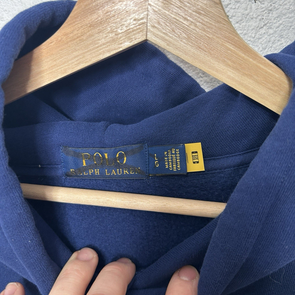 Polo Ralph Lauren Embroidered Triple Pony Pullover Hoodie “Navy” Men’s Large
