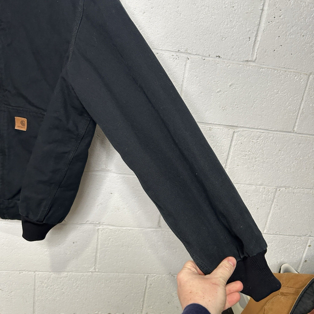 Vintage Carhartt Quilted Hooded Active Jacket “Black” J280 BLK Men’s X-Large