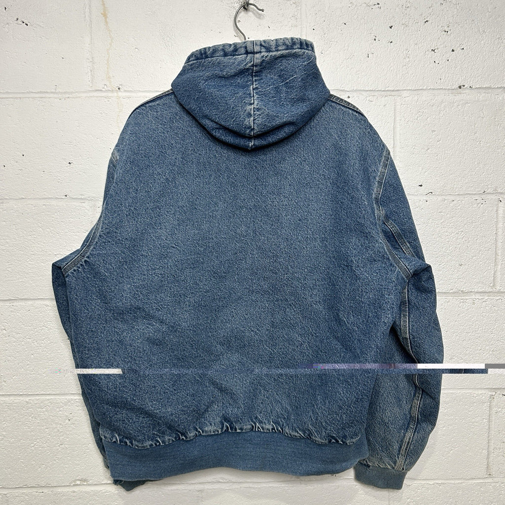 Vintage Carhartt Blanket-Lined Hooded Jacket “Denim” JB698 ASAP Rocky Men’s XL