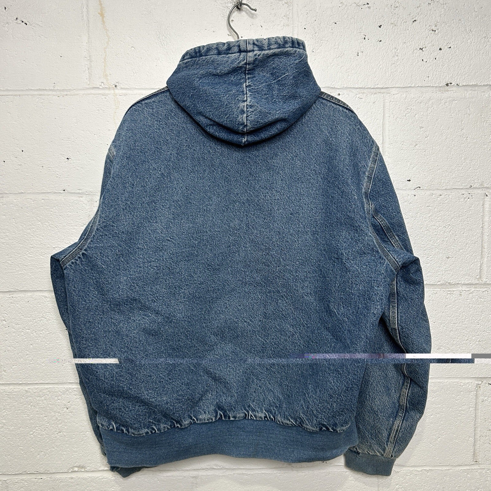 Vintage Carhartt Blanket-Lined Hooded Jacket “Denim” JB698 ASAP Rocky Men’s XL