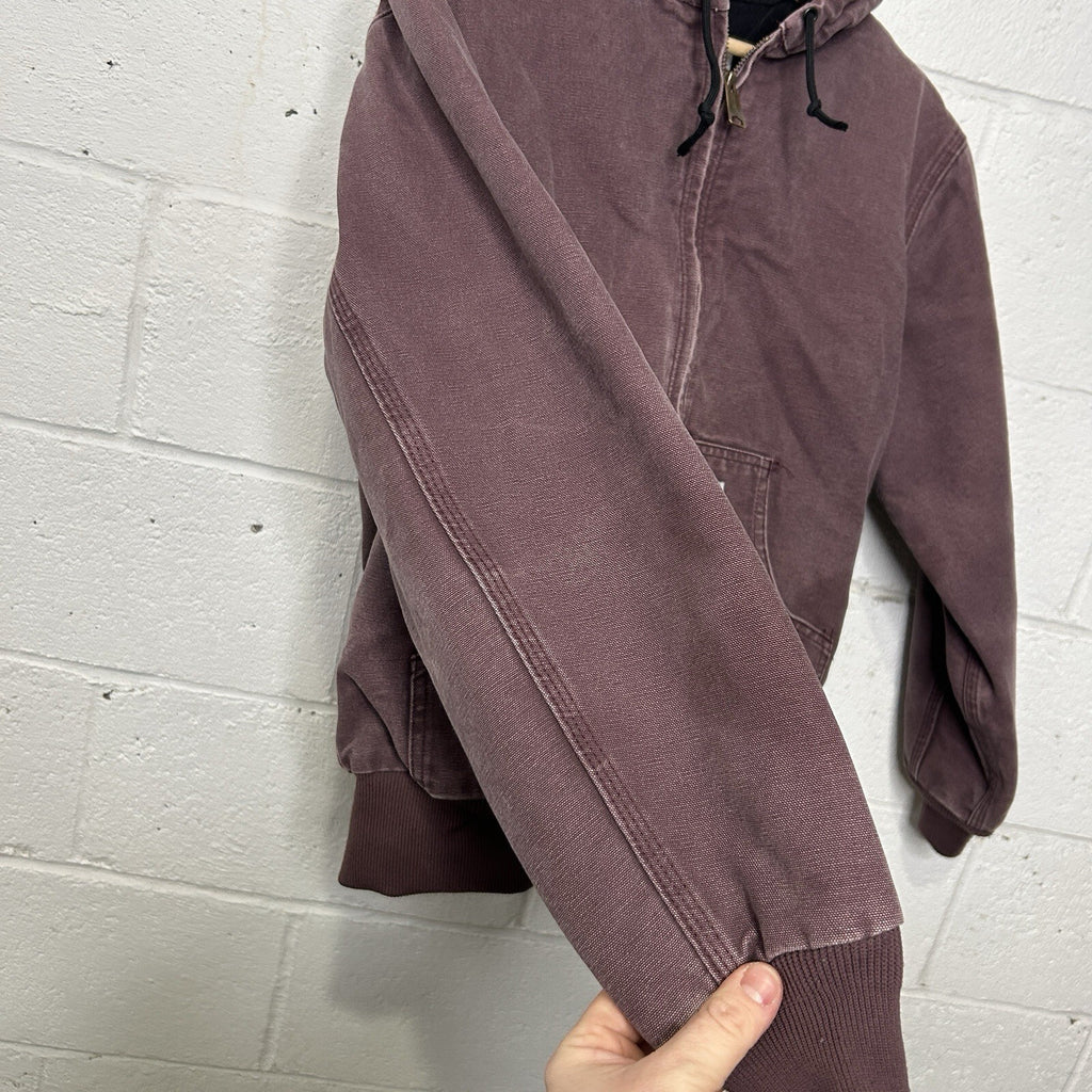 Vintage Carhartt Quilted Active Jacket “Deep Plum” WJ130 DPM Women’s Small