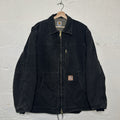 Carhartt Sandstone Sherpa-Lined Ridge Coat “Black” C61 BLK Men’s X-Large