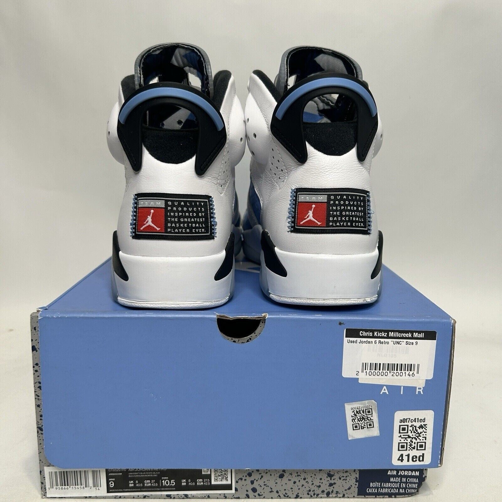 Nike Shoes Air Jordan 6 Retro “UNC Home” 2024