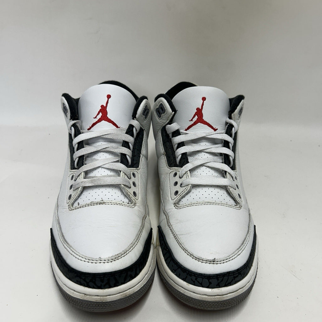 Nike Air Jordan 3 Retro “Cement Grey White Fire Red” CT8532-106 Men’s 9 Worn