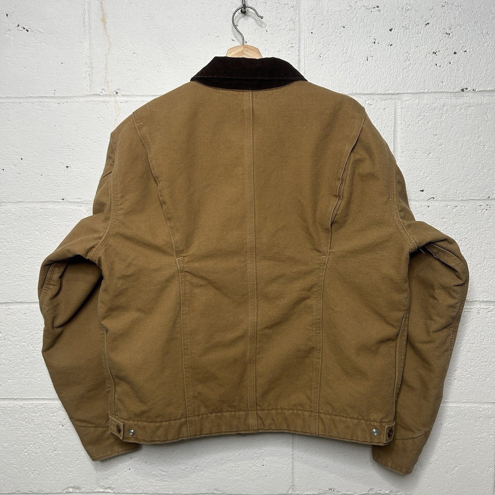 Vintage Carhartt Sherpa-Lined Detroit Jacket “Camel” WJ097 CML Women’s X-Large