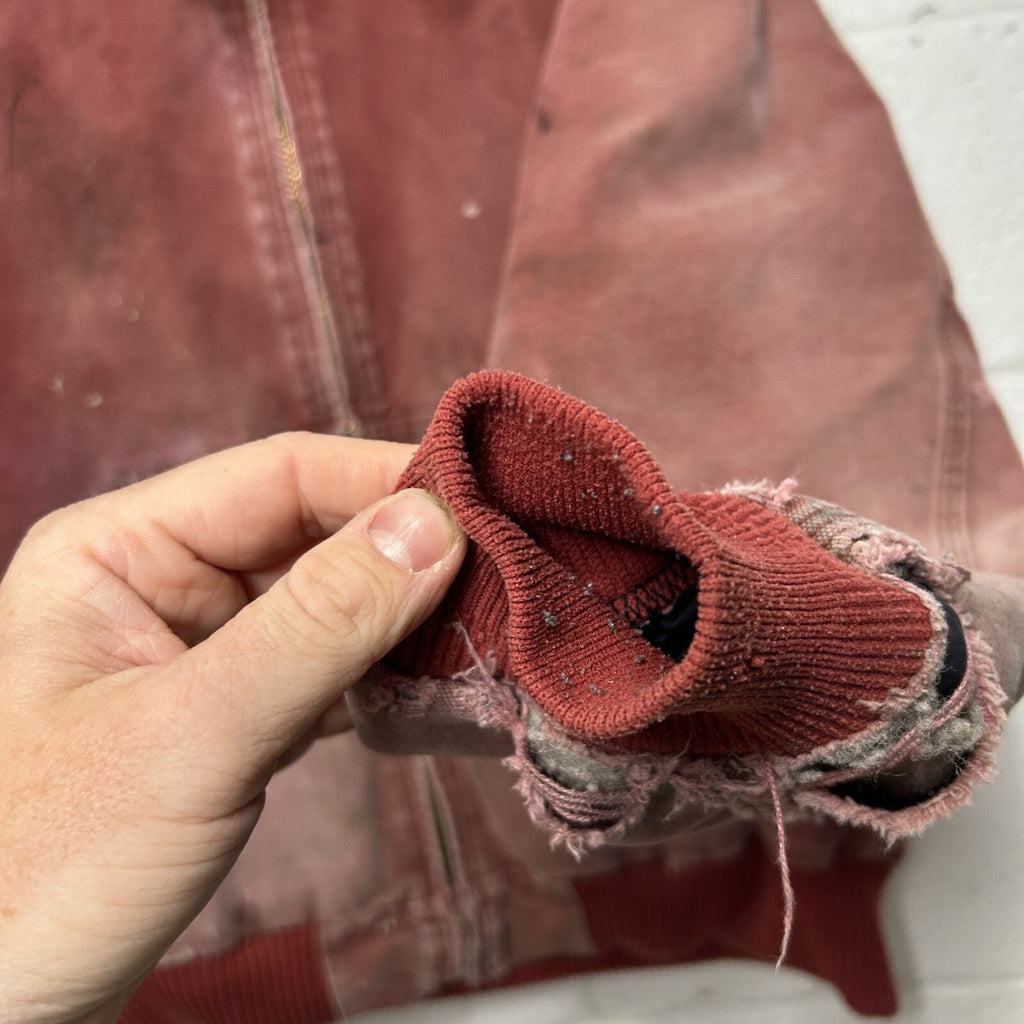 Y2K Carhartt Quilted Active Jacket “Dark Red” J130 DKR Men’s X-Large
