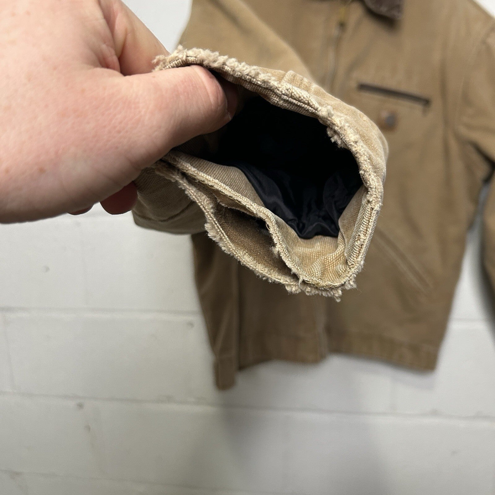 Vintage Carhartt Blanket-Lined Detroit Jacket “Camel” J97 CML Men’s Large