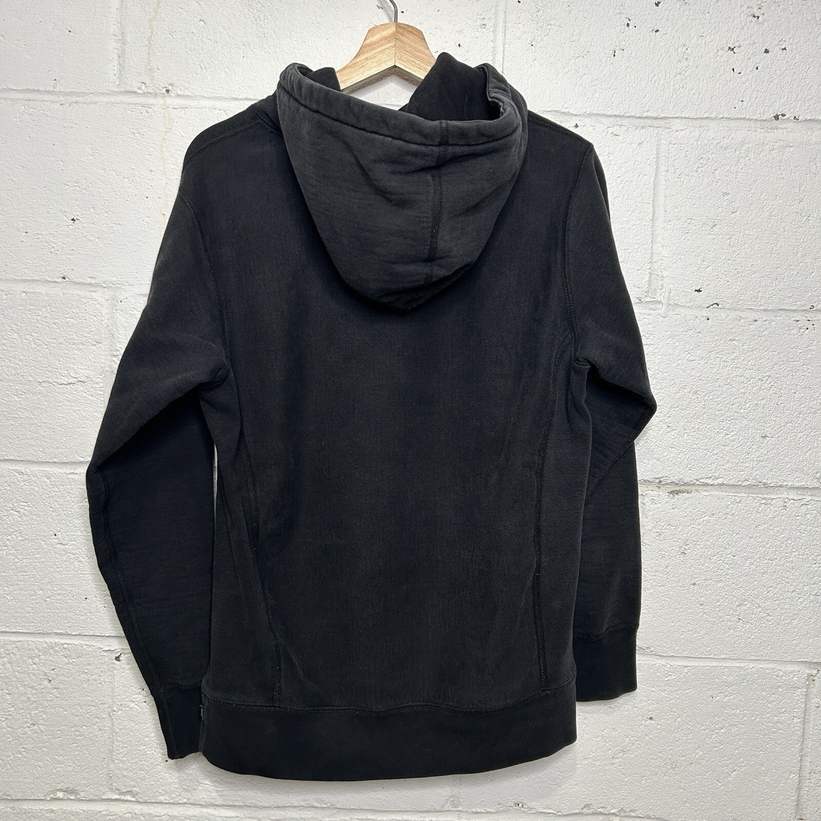 Supreme Tonal Logo Hooded Sweatshirt Hoodie “Black” Men’s Medium Worn