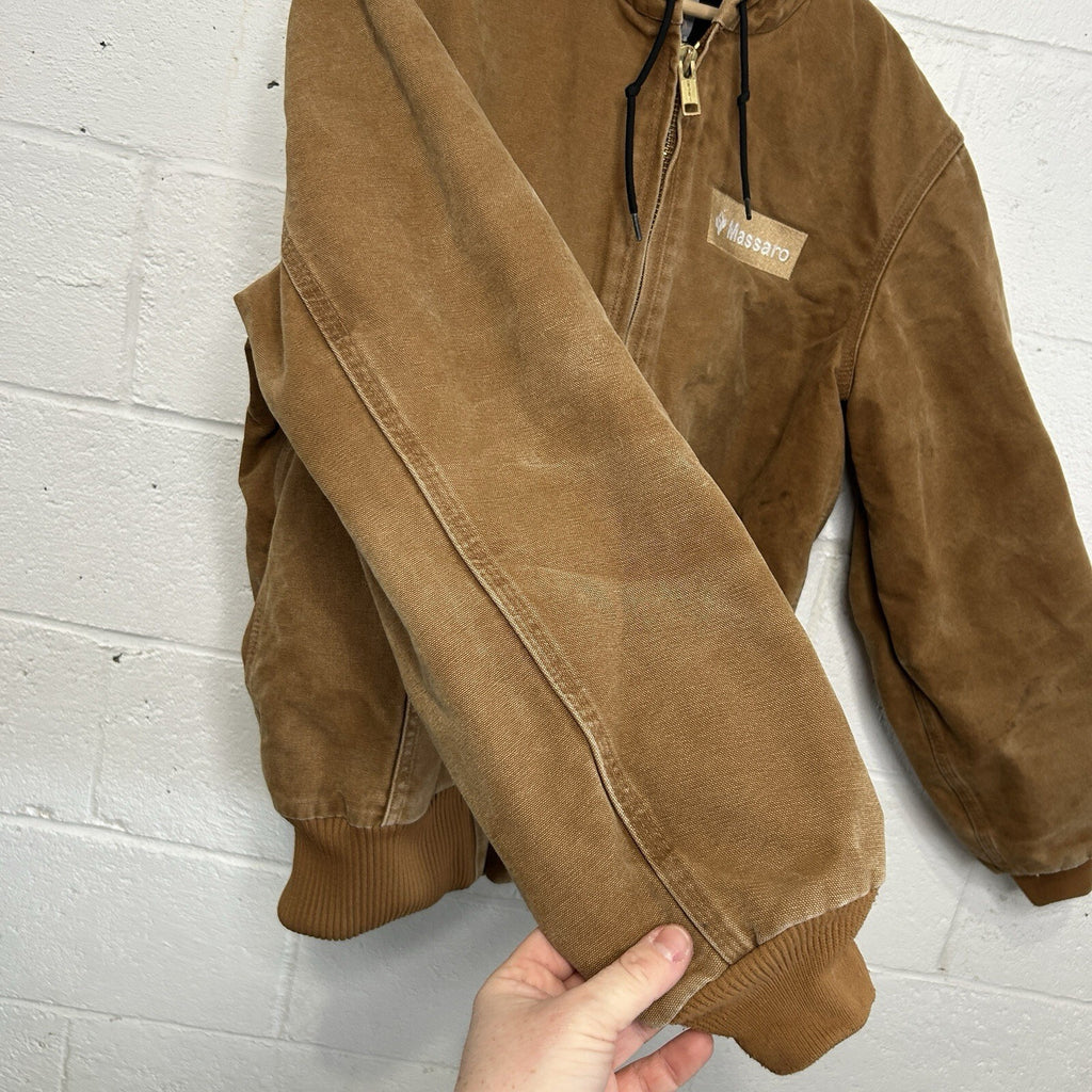 Carhartt Hooded Quilt-Lined Active Jacket “Brown” J130-211 Men’s Medium