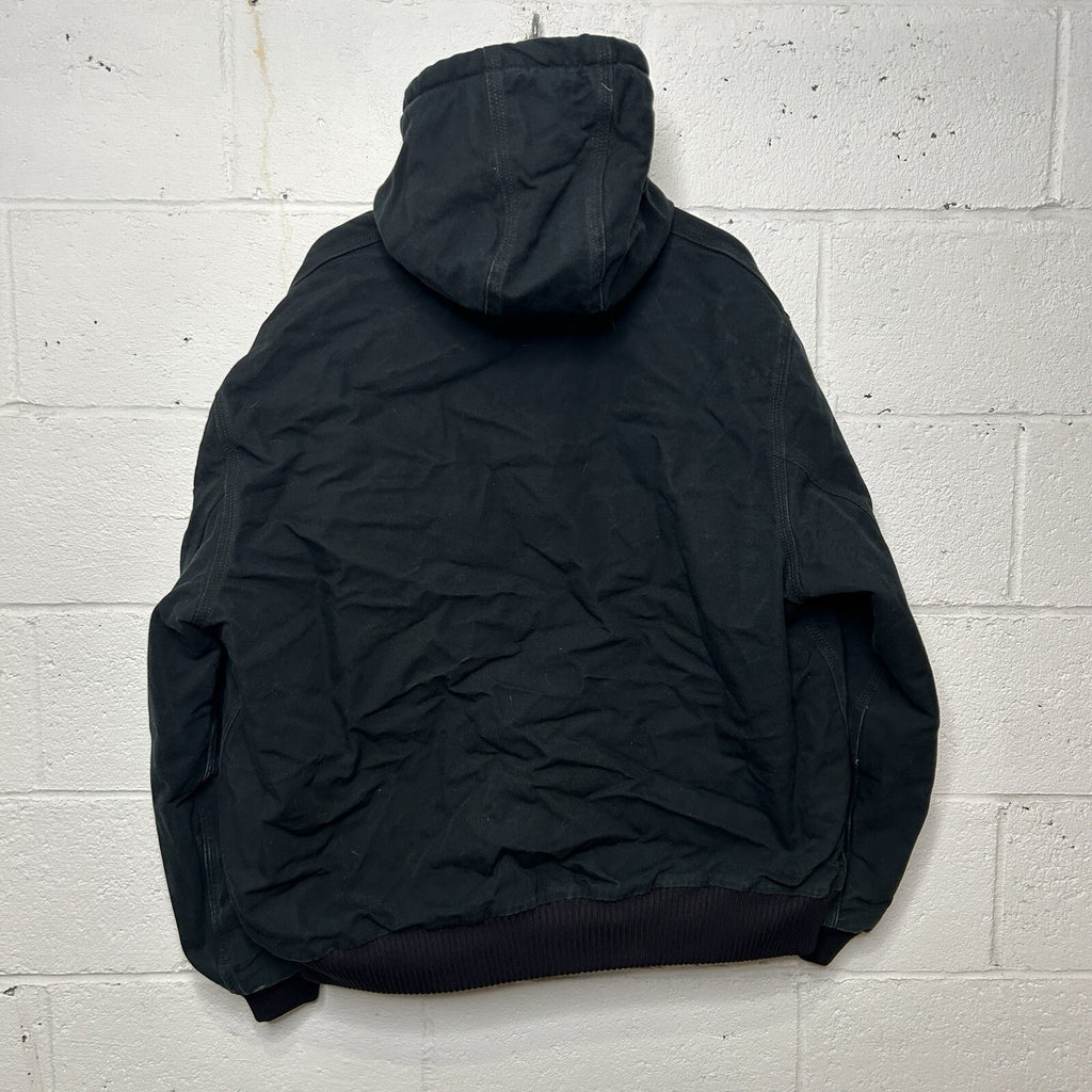 Vintage Carhartt Quilted Hooded Active Jacket “Black” J140 BLK Men’s X-Large