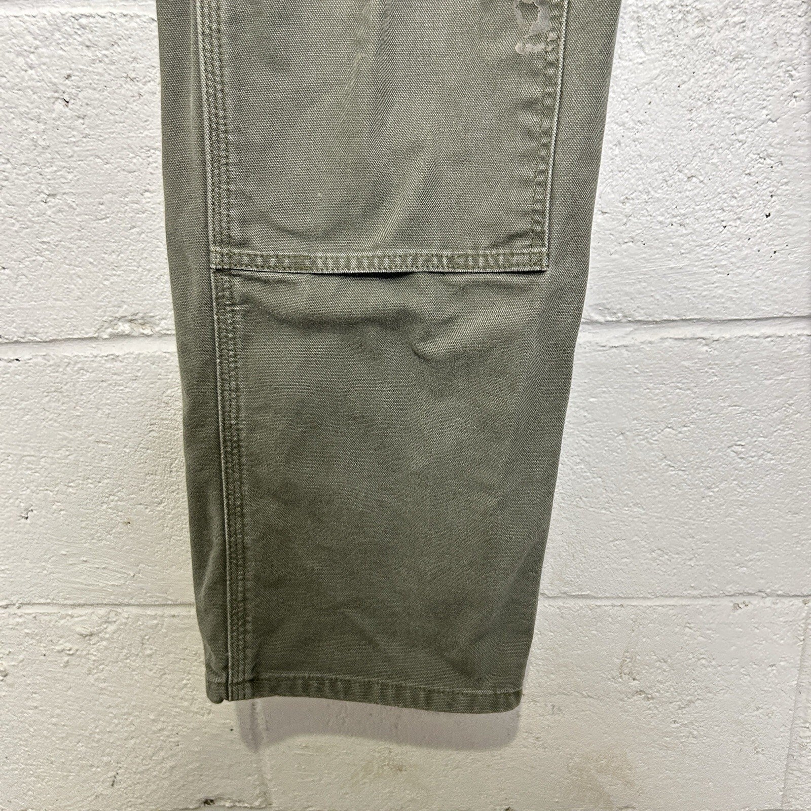 Vintage Carhartt DoubleKnee Dungaree Carpenter Pants “Moss”