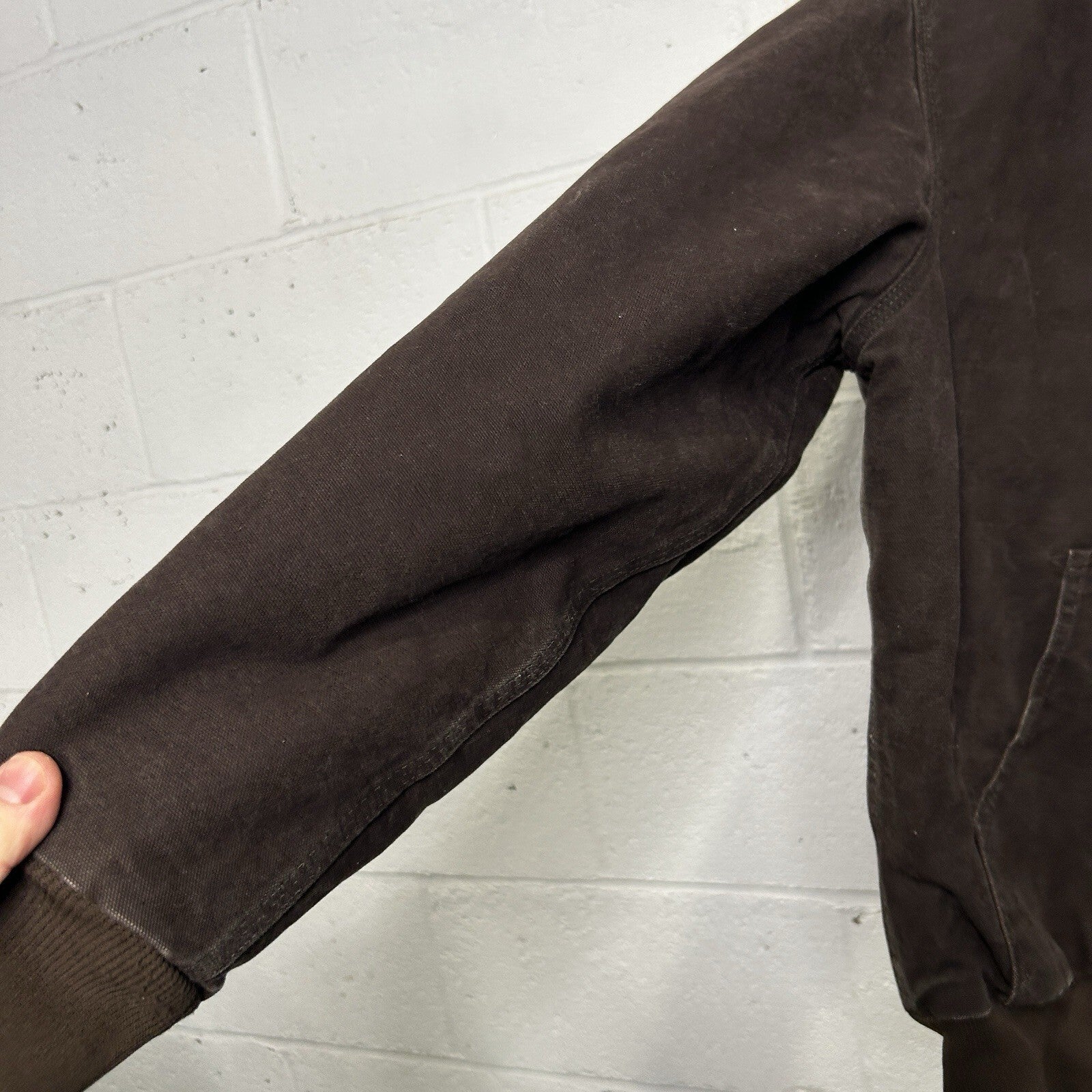 Y2K Carhartt Quilted Hooded Active Jacket “Dark Brown” WJ130 DKB Women’s XS