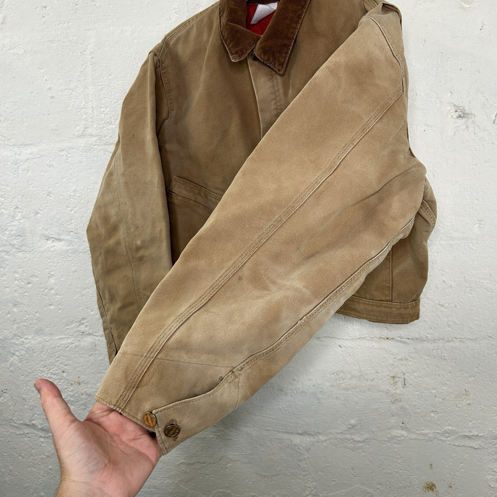 Vintage Carhartt Detroit Style Workwear Jacket “Tan” Women’s Medium/Men’s Small