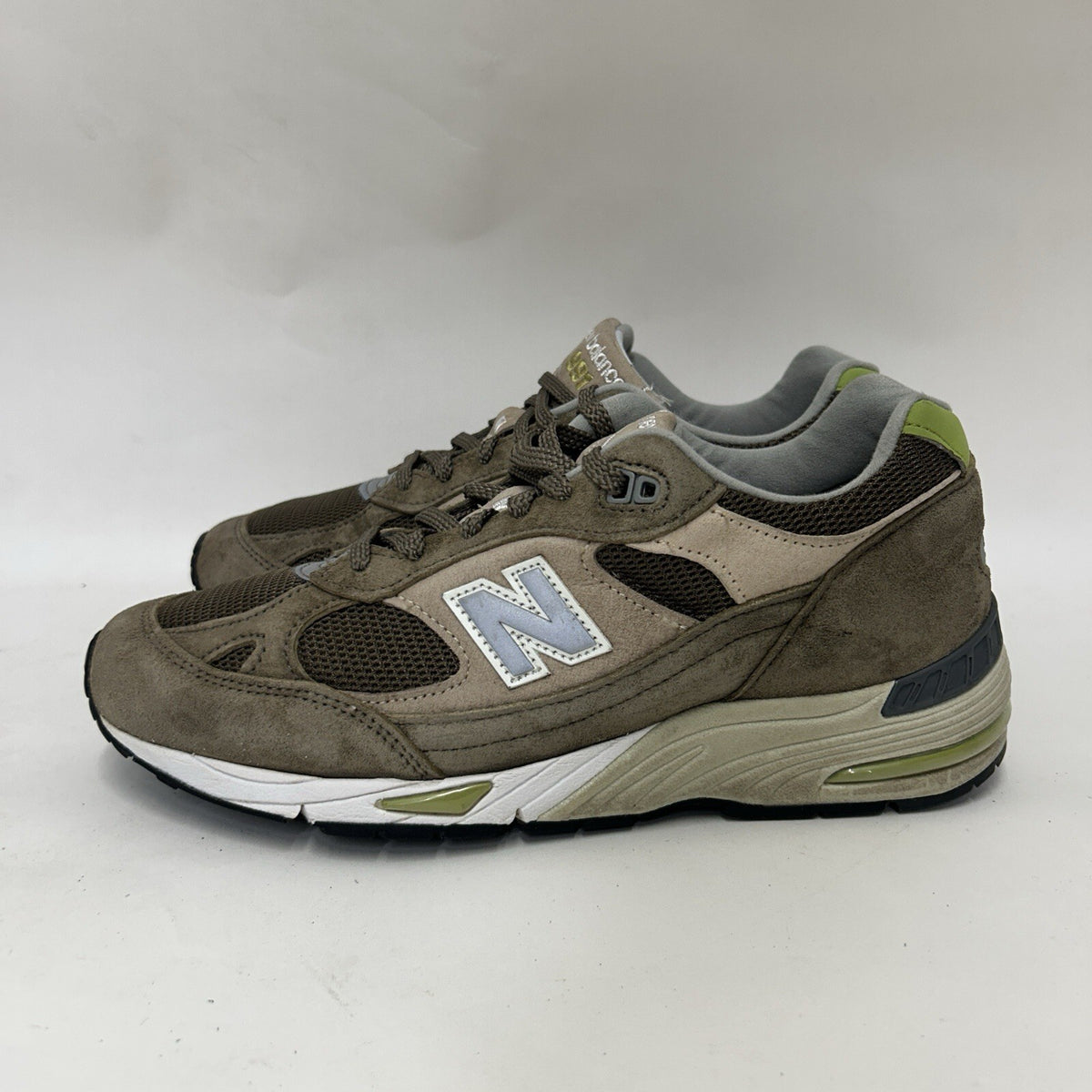 New Balance 991 Made In England “Olive Brown Tan” M991OLB Men’s 8.5 Worn