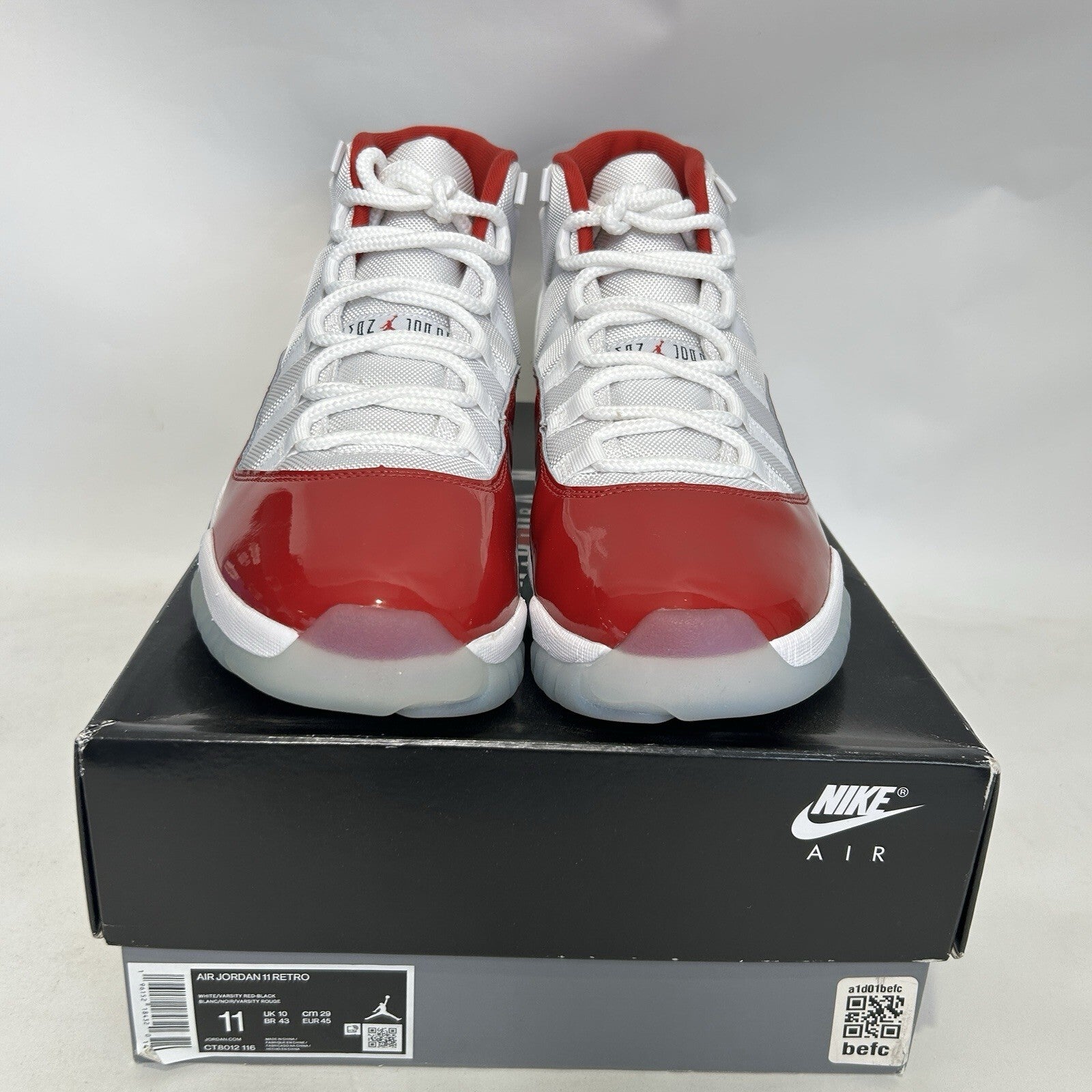 Nike Air Jordan 11 High Retro “Cherry/Varsity Red White” CT8012-116 Men’s 11 New