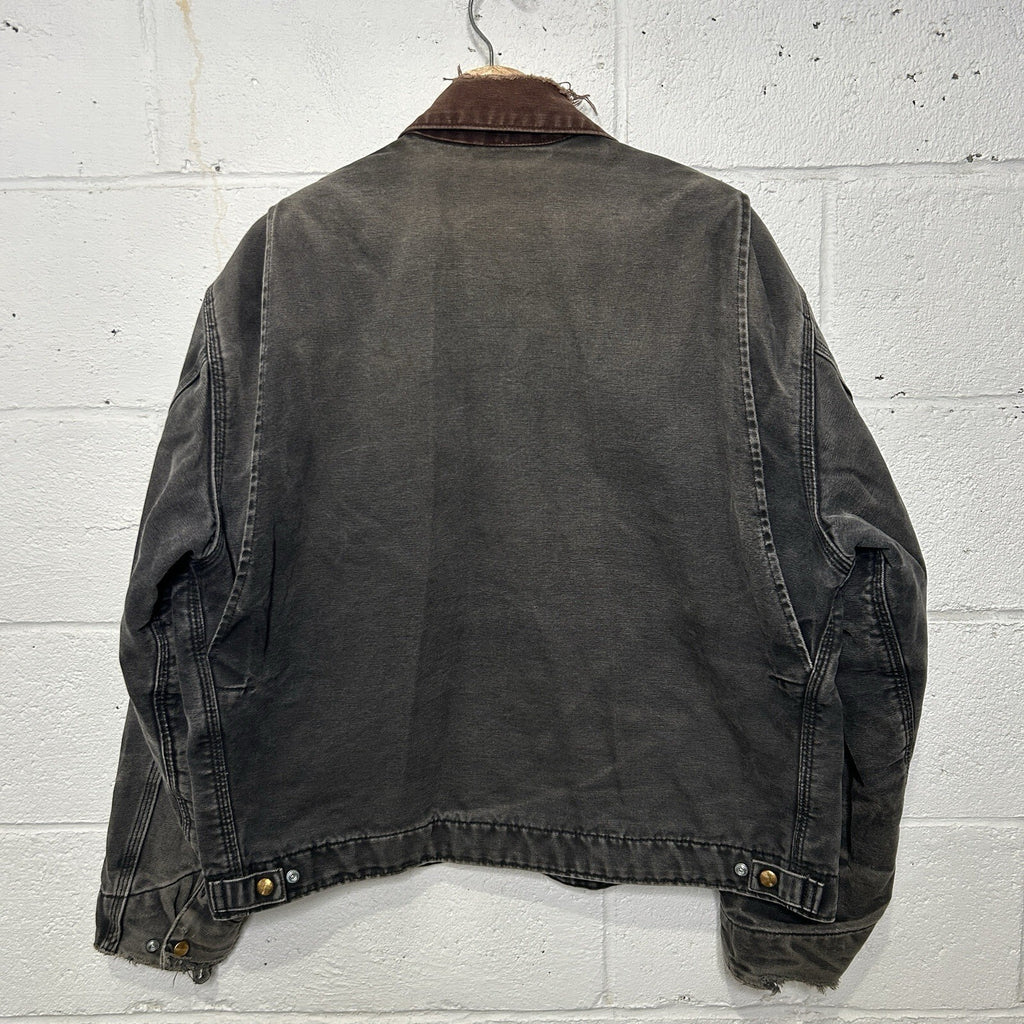 Vintage Distressed Blanketed Carhartt Detroit Jacket “Black” J97 BLK Men’s XL