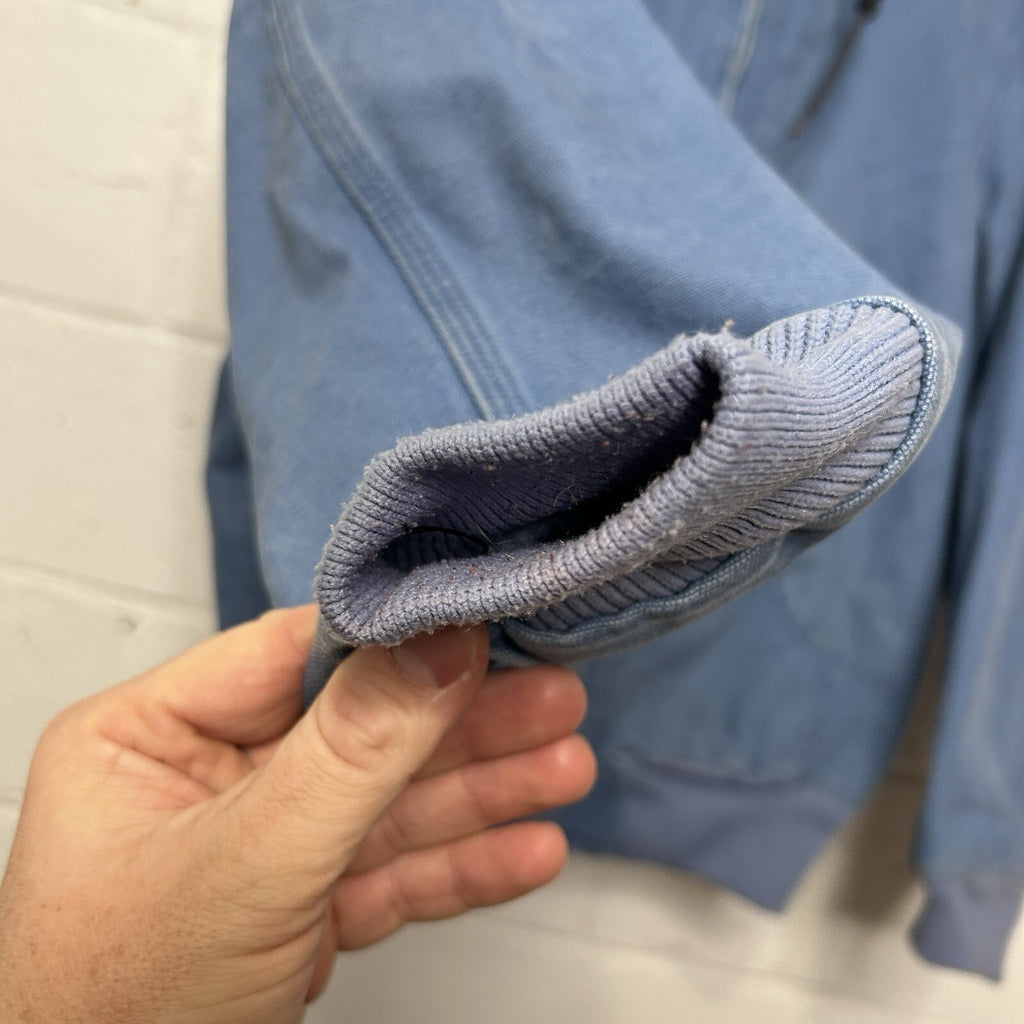Vintage Carhartt Hooded Active Jacket “French Blue” WJ130 FHB Women’s Medium
