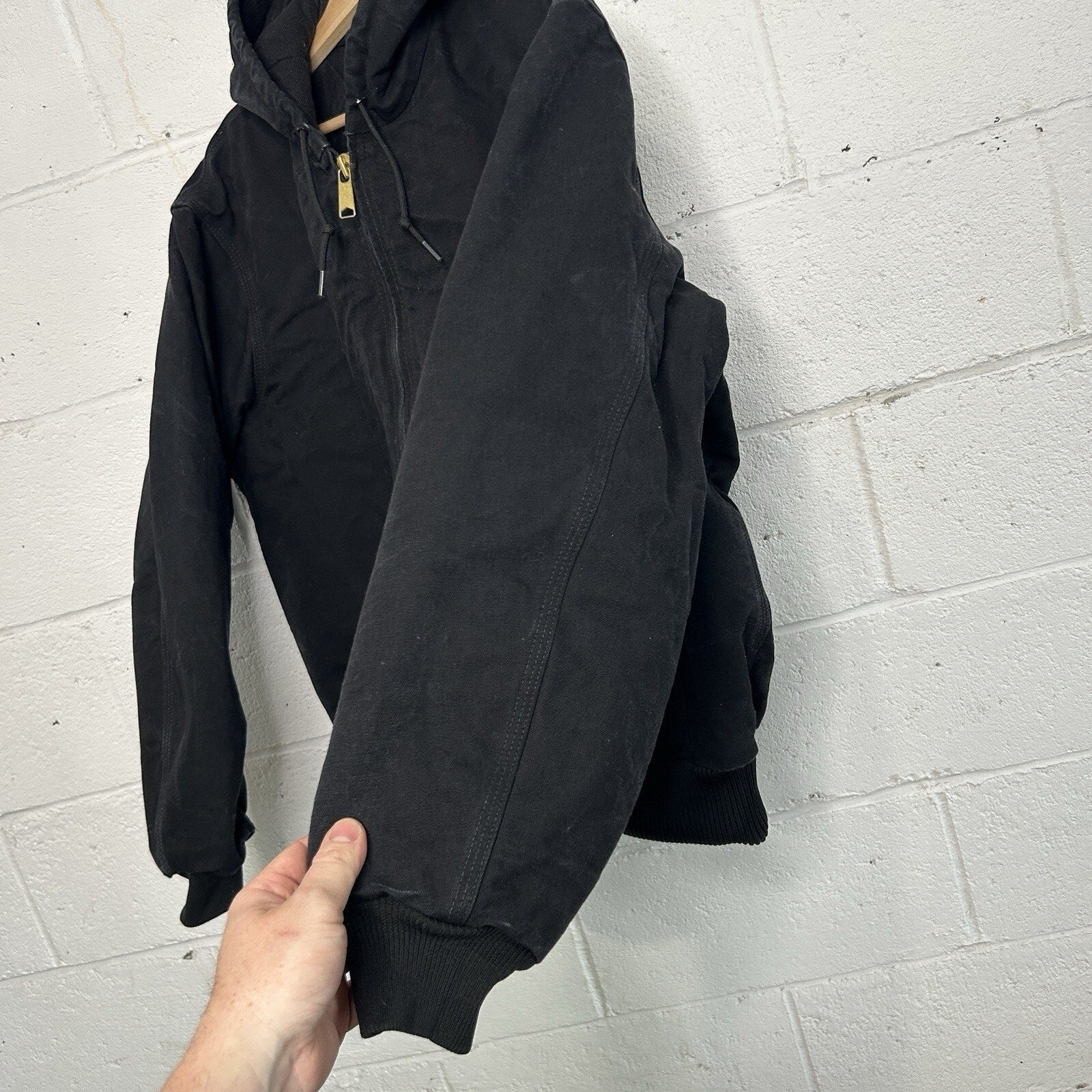 Vintage Carhartt Quilted Hooded Active Jacket “Black” J140 BLK
