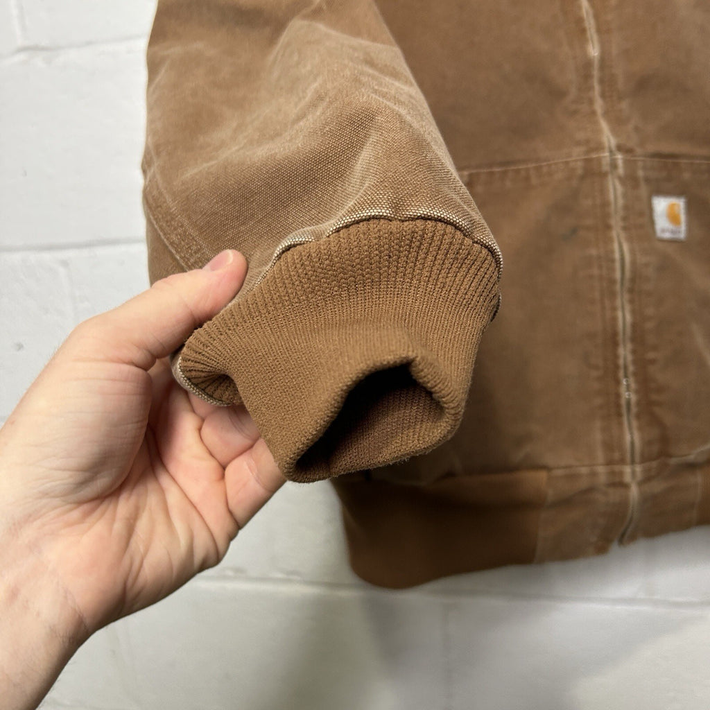 Y2K Carhartt Quilted Hooded Active Jacket “Brown” WJ130 BRN Women’s Large