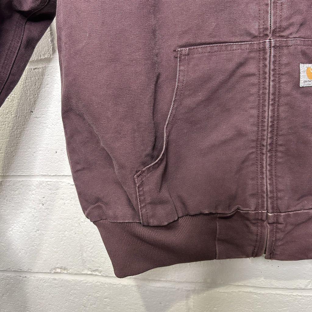 Vintage Carhartt Quilted Active Jacket “Deep Plum” WJ130 DPM Women’s Large