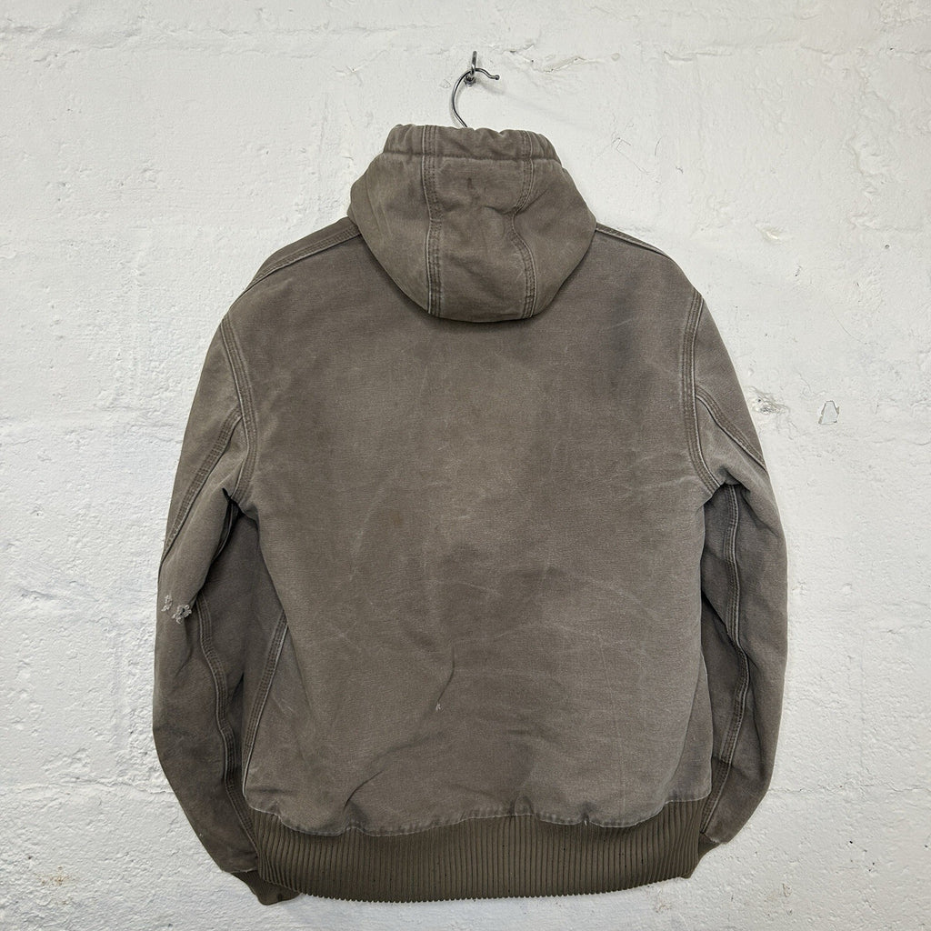 Vintage Carhartt Quilted Hooded Active Jacket “Mushroom” J130 MUS Men’s Small