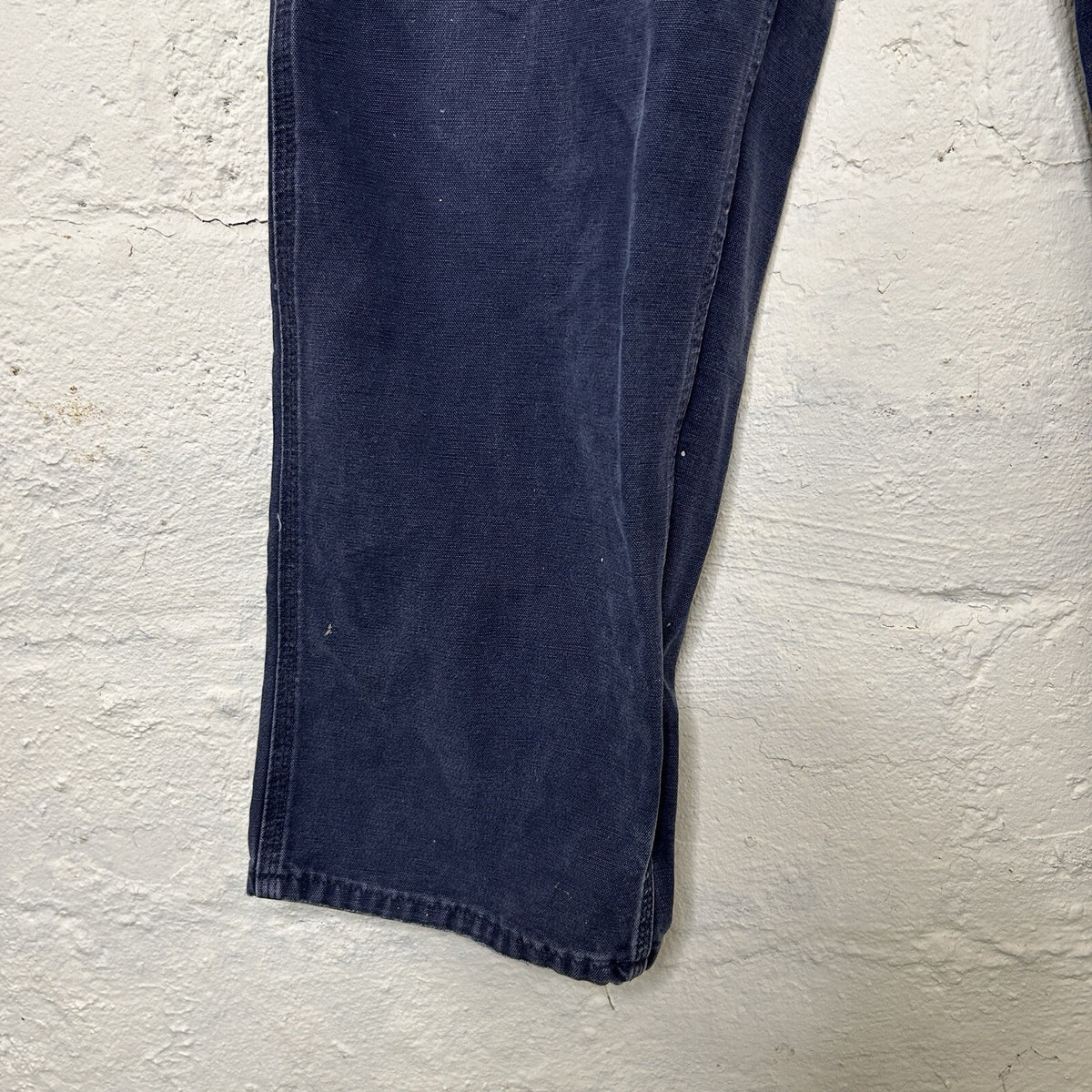 Vintage Carhartt Dungaree Fit Work Pants “Midnight Navy” B11 MDT 38x32
