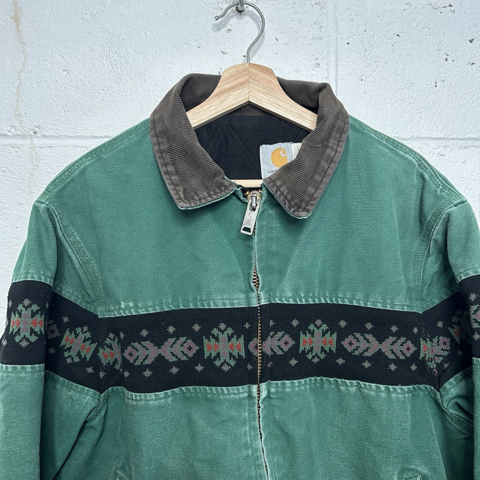 Vintage Carhartt Southwestern/Aztec Santa Fe Jacket “Cactus” JQ0458 Men’s Med
