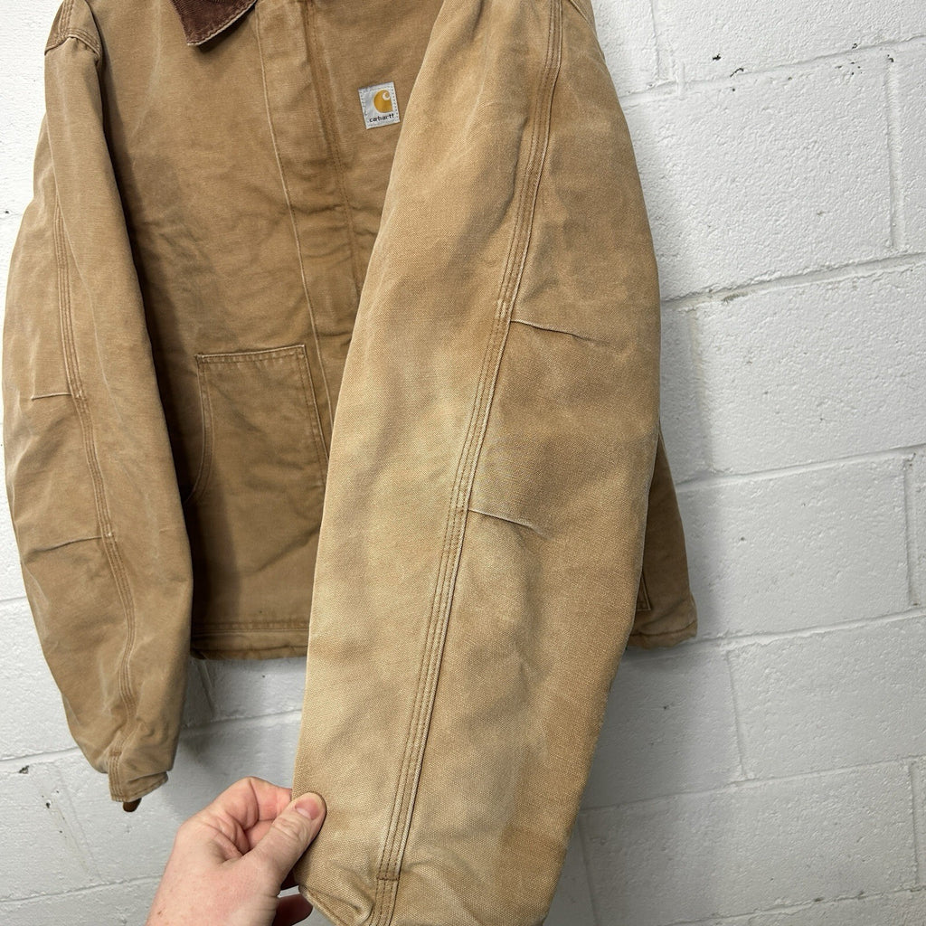 Vintage Carhartt Quilted Traditional Artic Jacket “Brown” J02 BRN Men’s Large