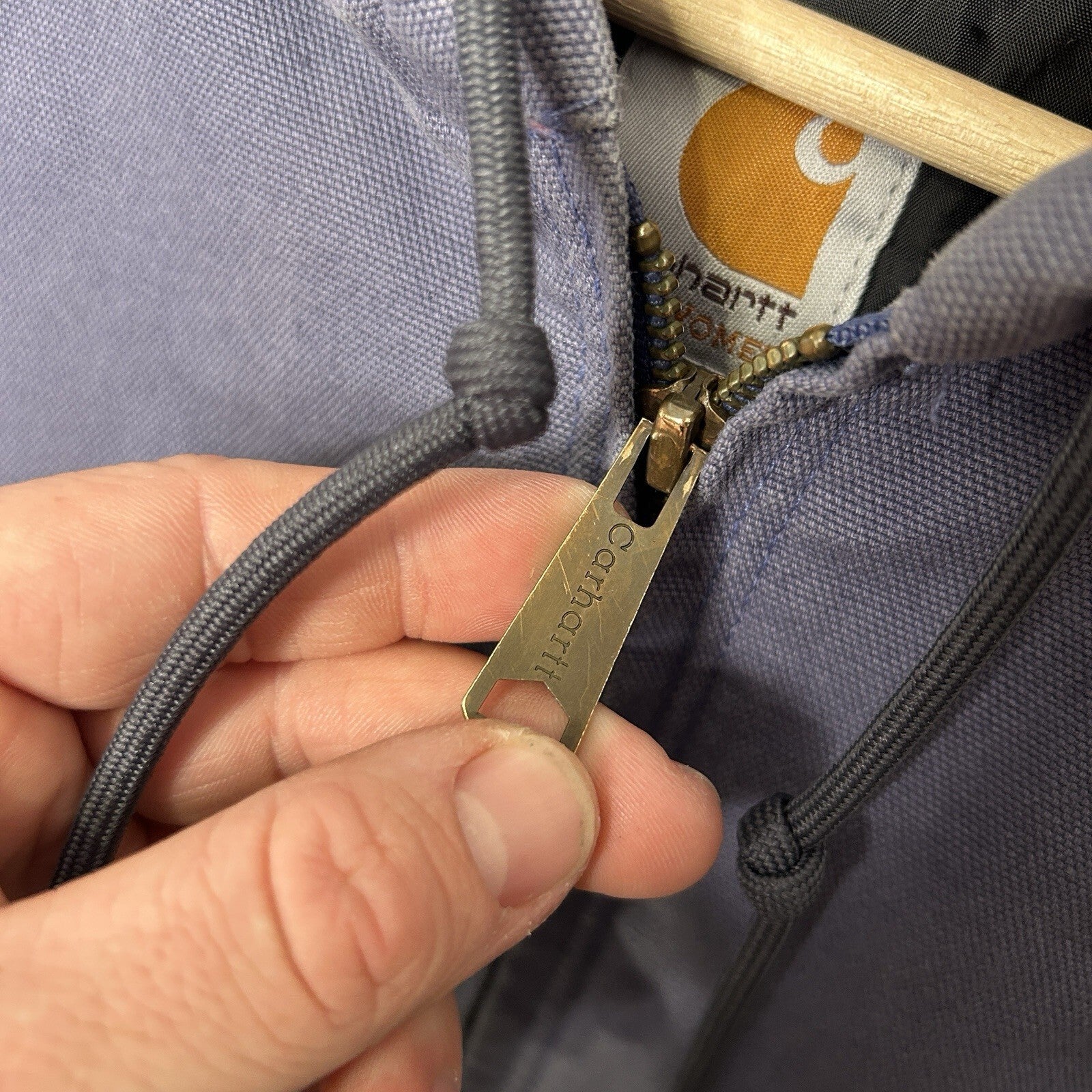 Carhartt Quilt-Lined Hooded Active Jacket “Periwinkle” 100057-430 Women’s Large