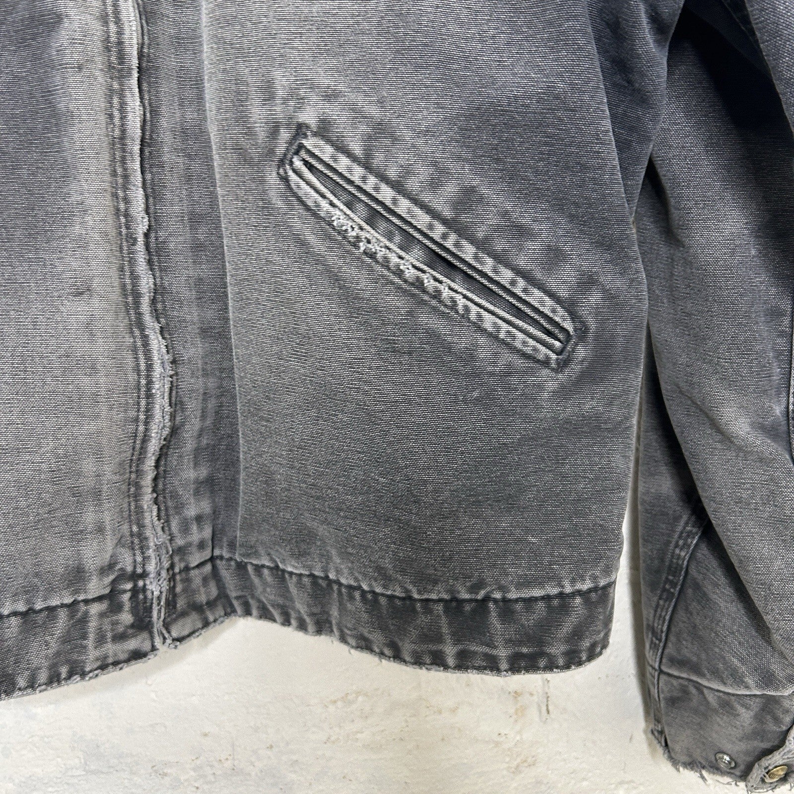 Vintage Carhartt Blanket-Lined Detroit Jacket “Petrol Grey” J97 PTL Men’s XL