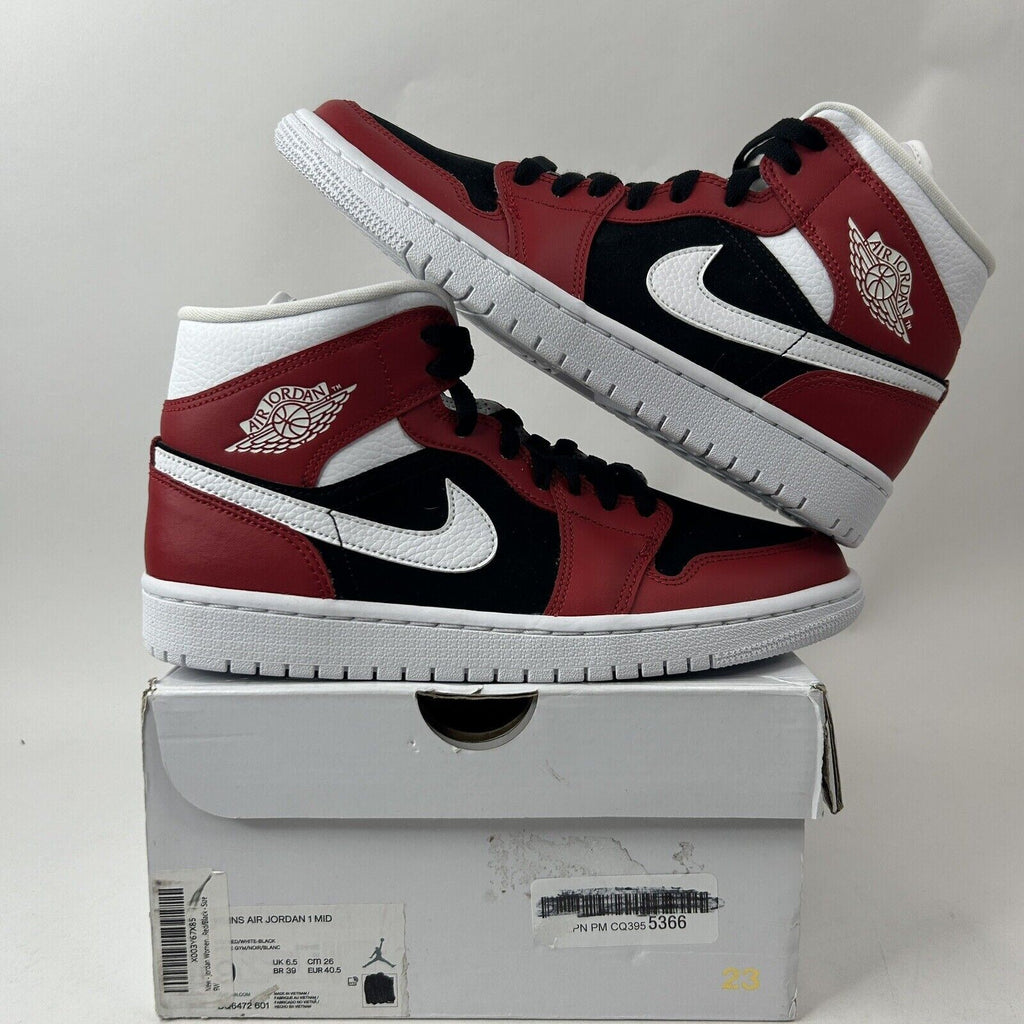 Nike Shoes Air Jordan 1 Mid Retro WMNS “Gym Red White Black” 2024