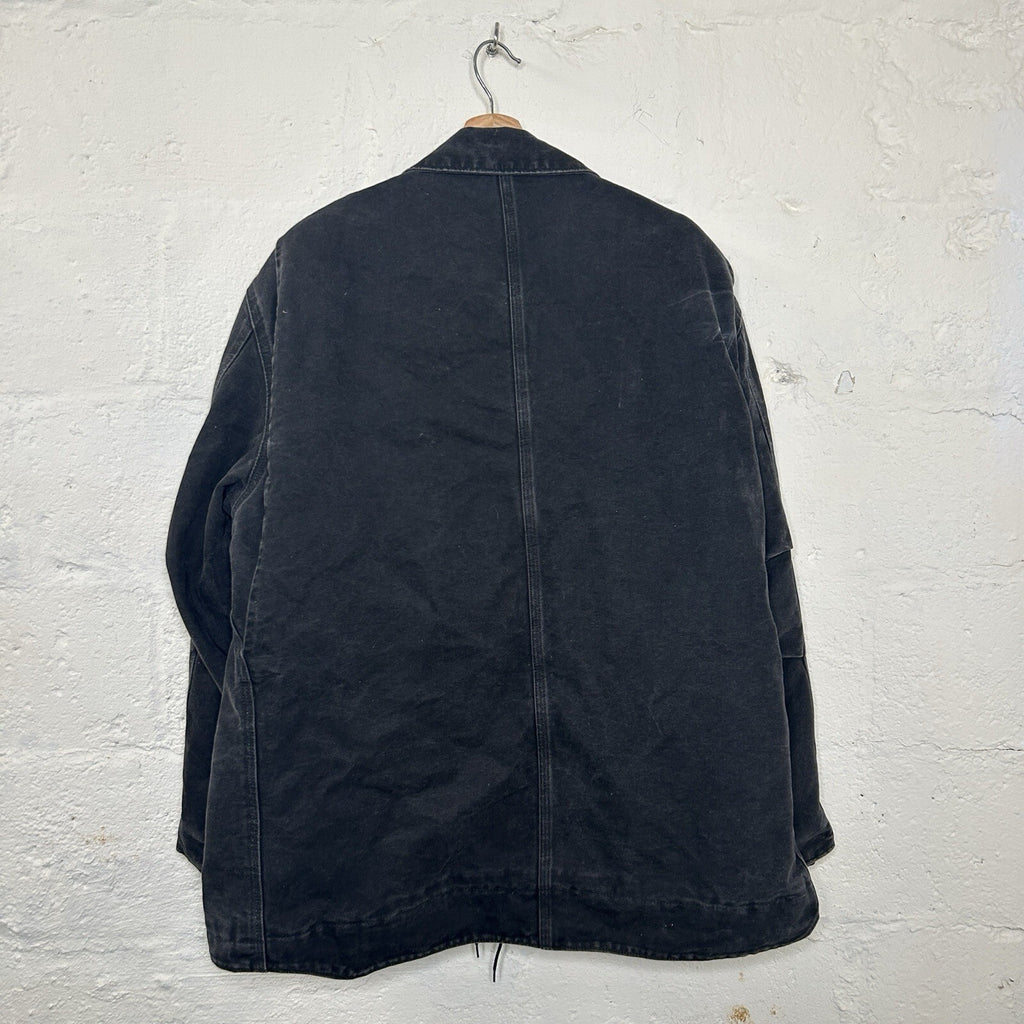 Carhartt Sandstone Sherpa-Lined Ridge Coat “Black” C61 BLK Men’s X-Large