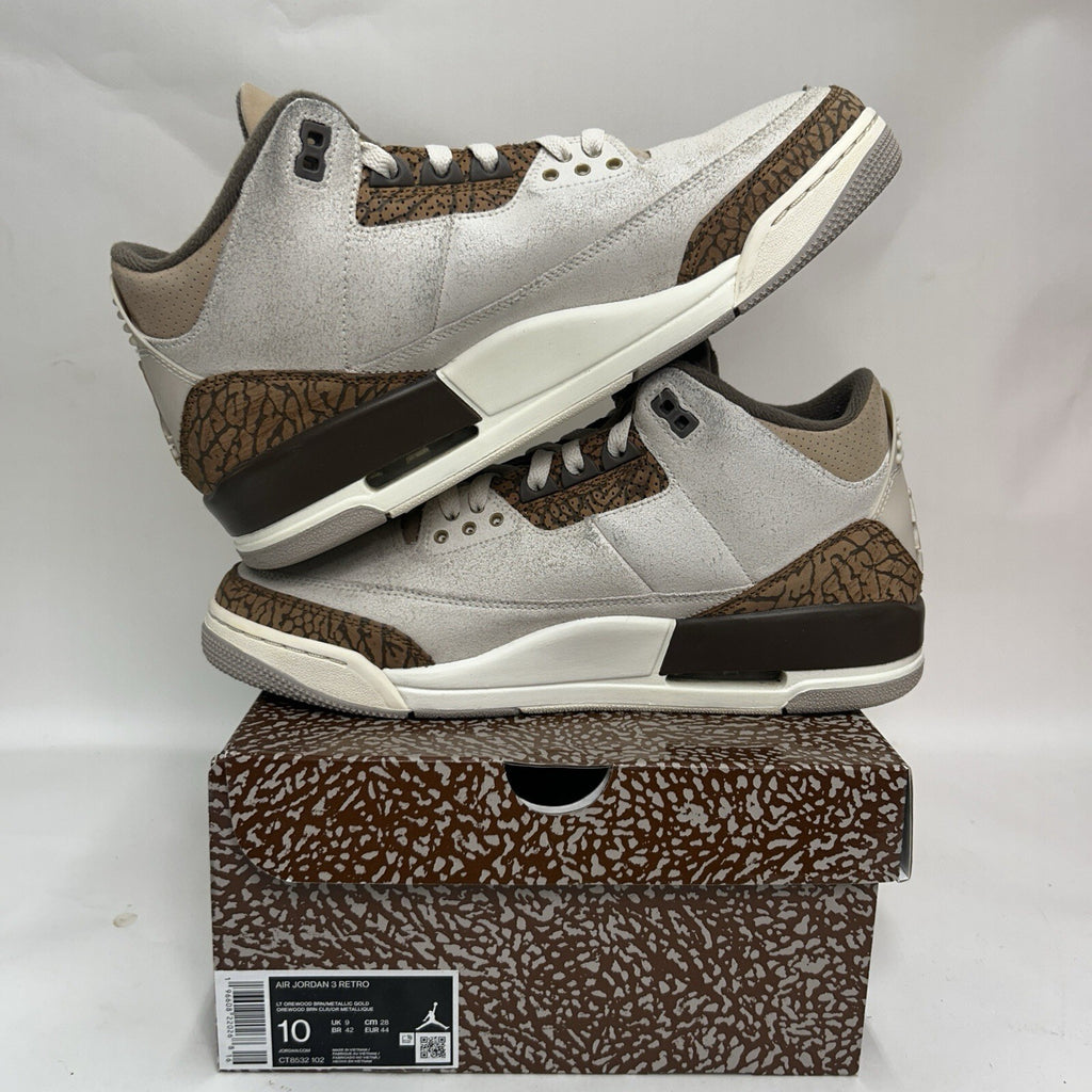 Nike Air Jordan 3 Retro OG “Palomino Brown White” CT8532-102 Men’s 10 Worn