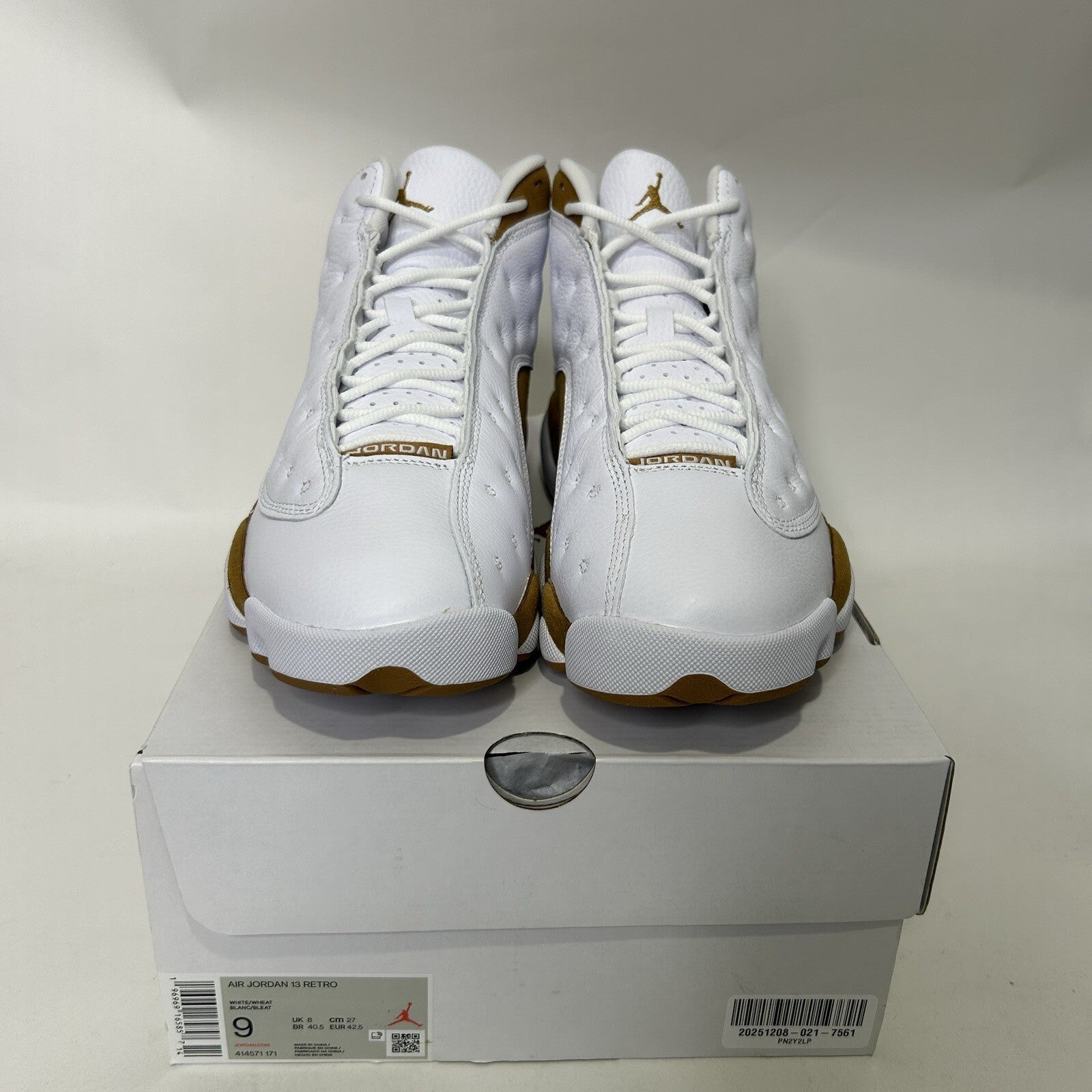 Nike Air Jordan 13 Retro “Wheat White” 2023 414571-171 Men’s 9 New