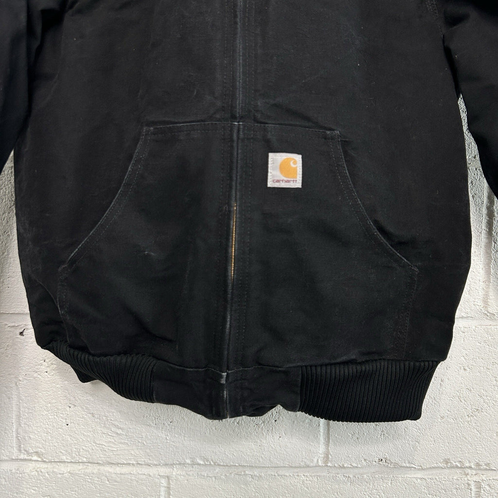 Vintage Carhartt Quilted Hooded Active Jacket “Black” J140 BLK