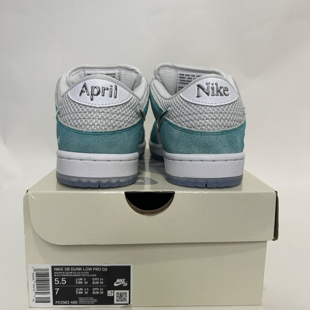 Nike SB Dunk Low Pro QS X April Skateboards “Tiffany” FD2562-400 Men’s 5.5 New