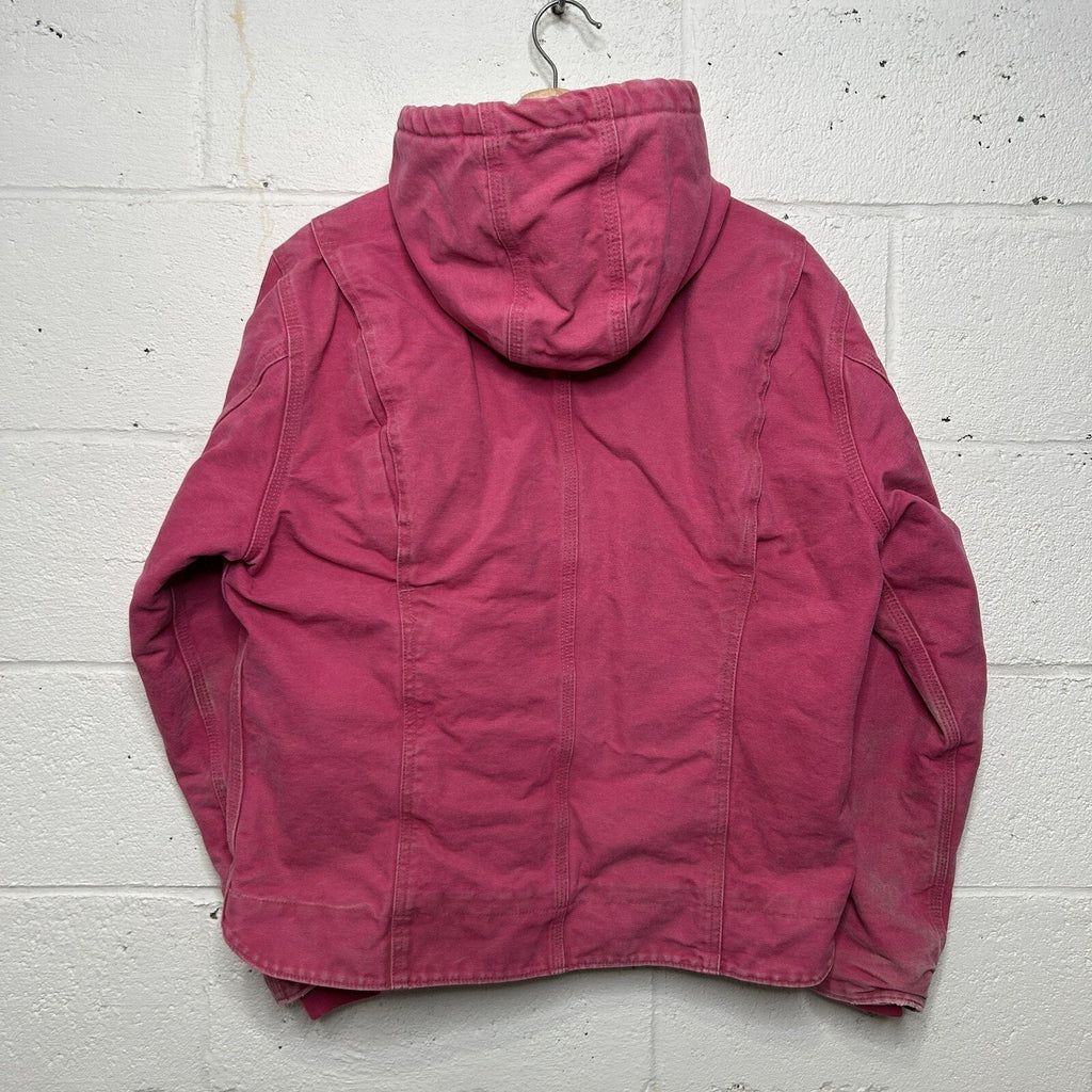 Y2K Carhartt Hooded Detroit Jacket “Watermelon Pink” WJ141