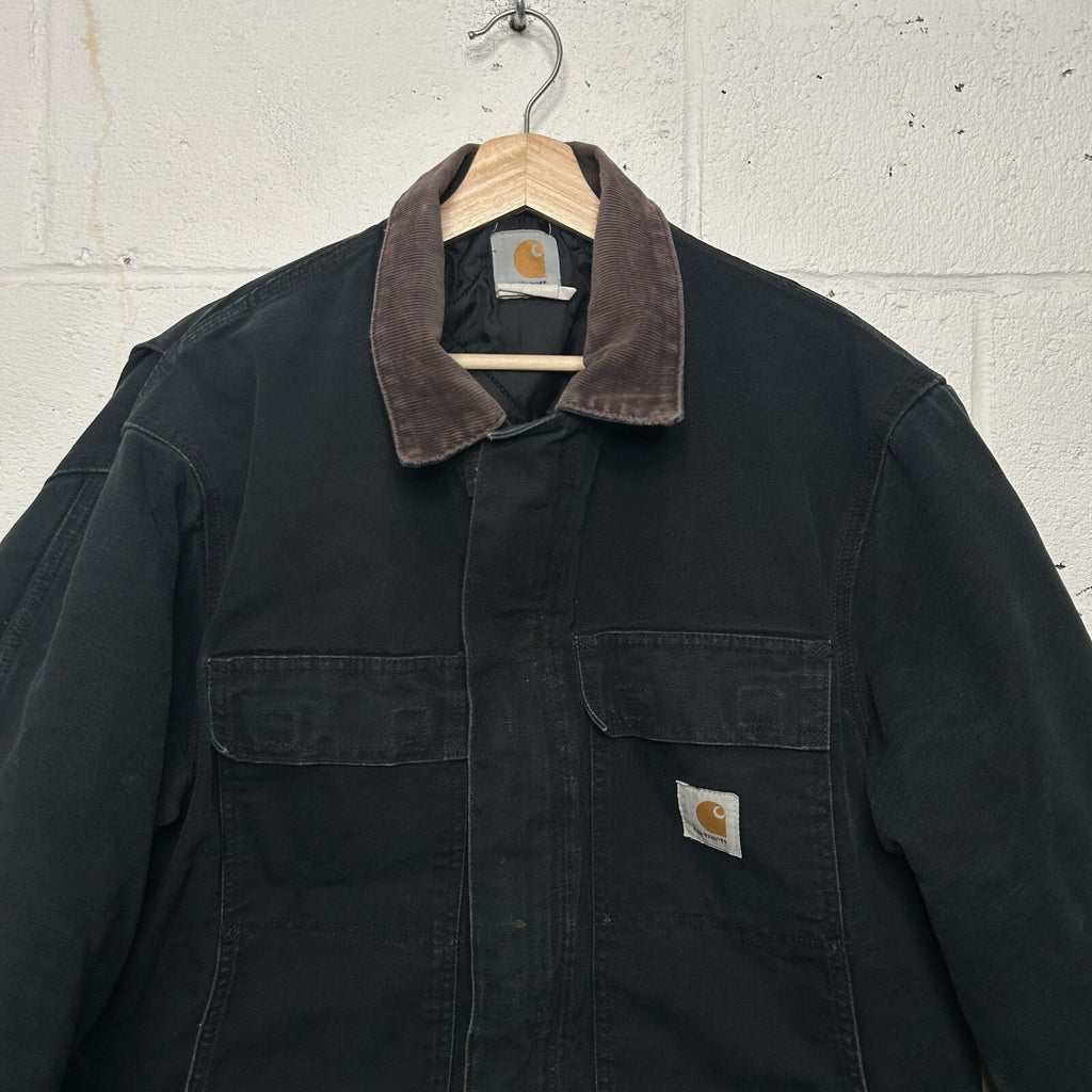 Vintage Carhartt Quilted Artic Jacket “Black” C03 BLK Men’s 42/Large Worn