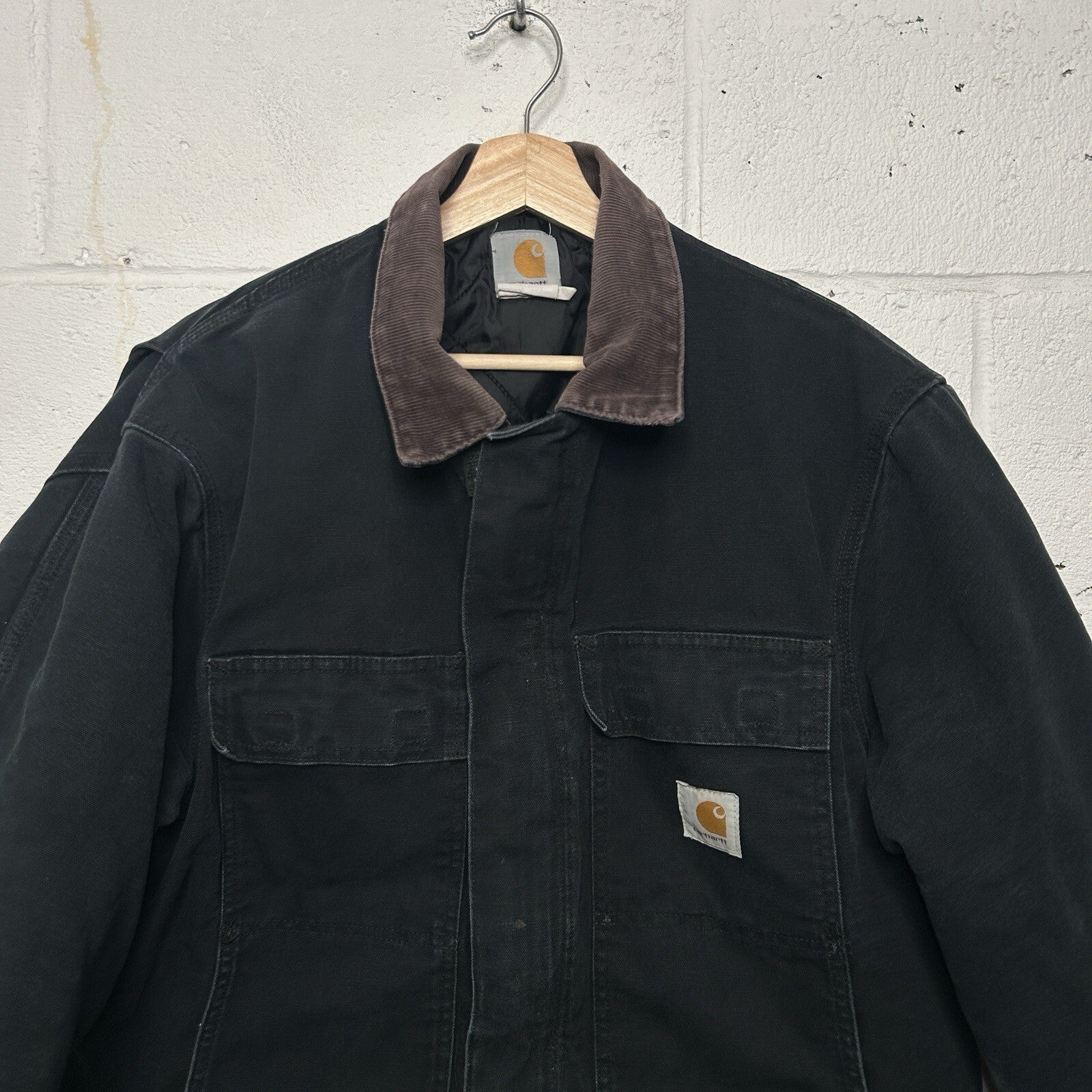 Vintage Carhartt Quilted Artic Jacket “Black” C03 BLK Men’s 42/Large Worn