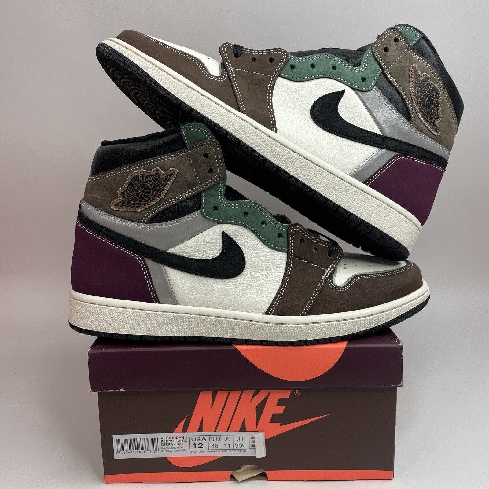 Nike Air Jordan 1 Retro High OG “Hand Crafted” Men's Size 12 DH3097-001 Worn