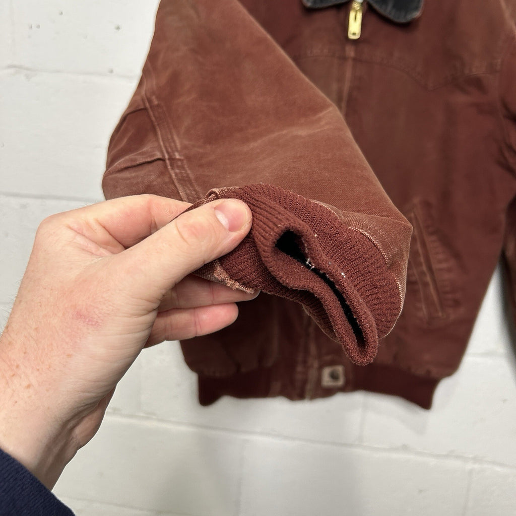 Vintage Carhartt Quilted Santa Fe Jacket “Clay Red” J14 CLY Men’s Medium