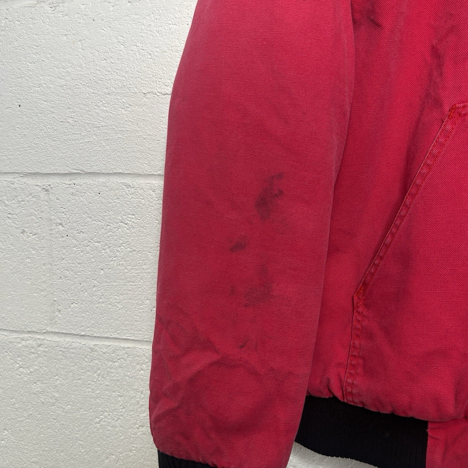 Vintage Polar King Quilted Canvas Hooded Jacket “Red Black” Men’s Large Carhartt