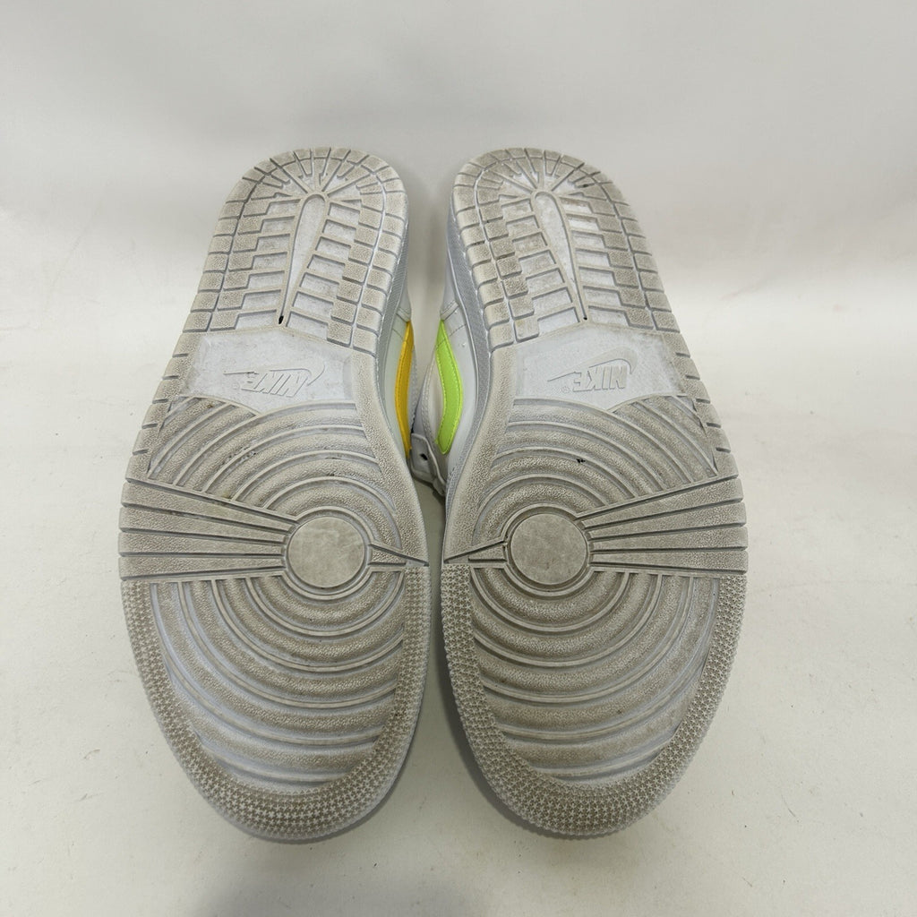Nike Air Jordan 1 Low Retro “Neon Swooshes” CW7033-100 Men’s 12 Worn