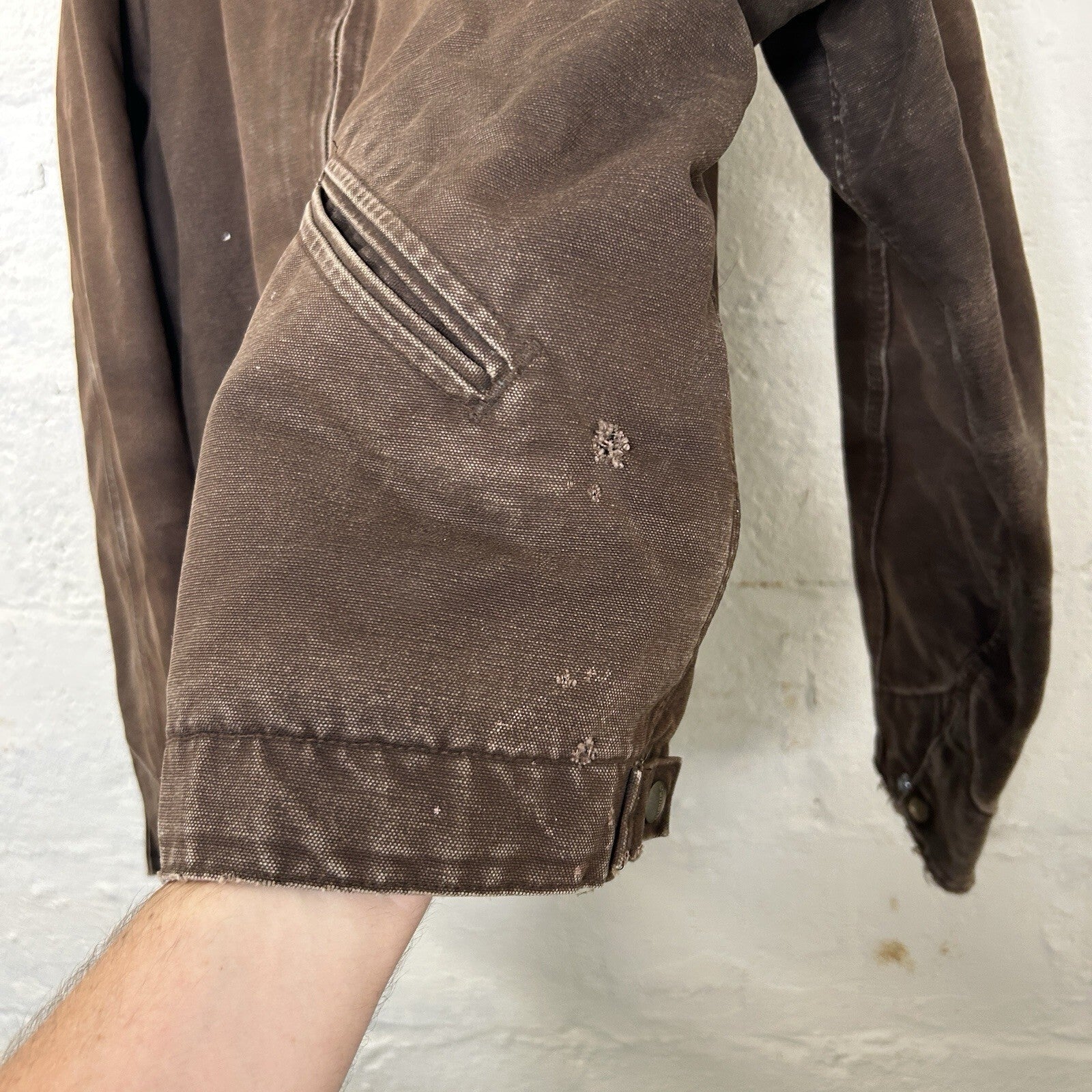 Vintage Carhartt Blanket-Lined Detroit Jacket “Dark Brown” J97 DKB Men’s Large