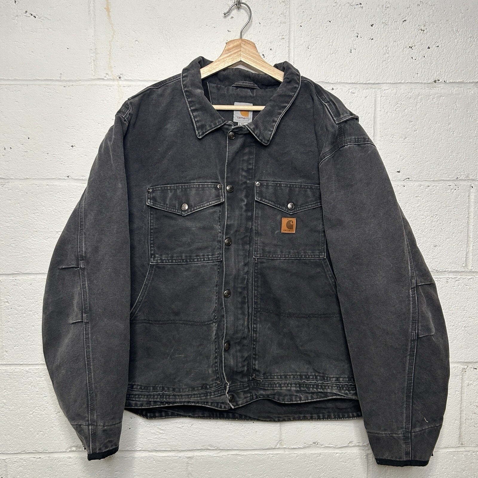 Carhartt Berwick Fleece-Lined Jacket “Black” 101230-001 Men’s 2XL