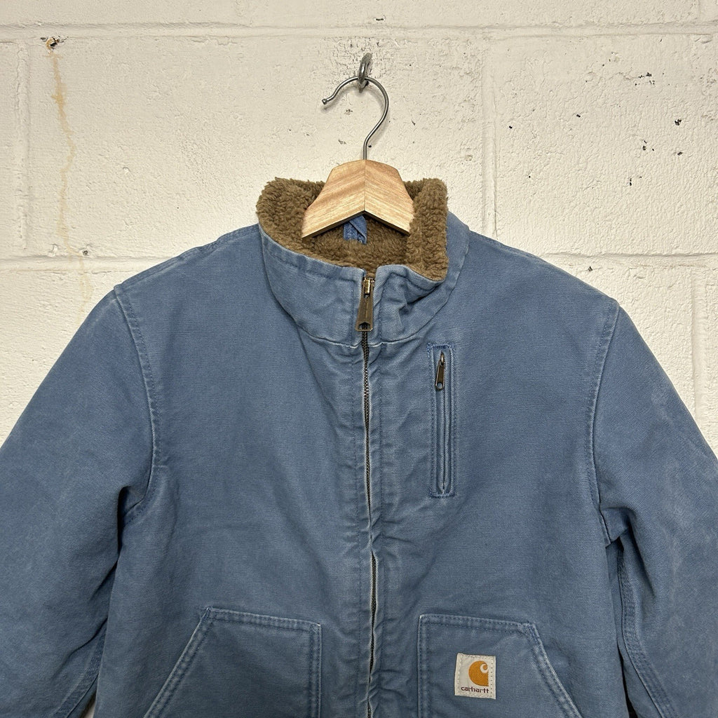 Carhartt Sherpa-Lined Canyon Jacket “French Blue” WJ022 FHB Women’s Small