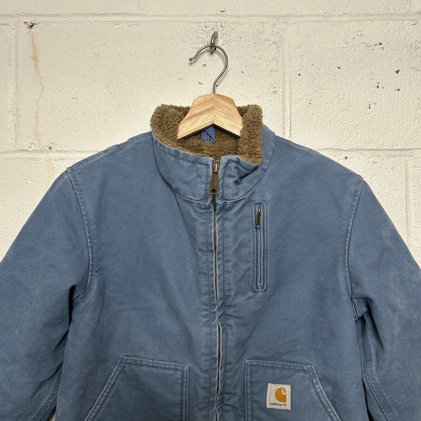 Carhartt Sherpa-Lined Canyon Jacket “French Blue” WJ022 FHB Women’s Small