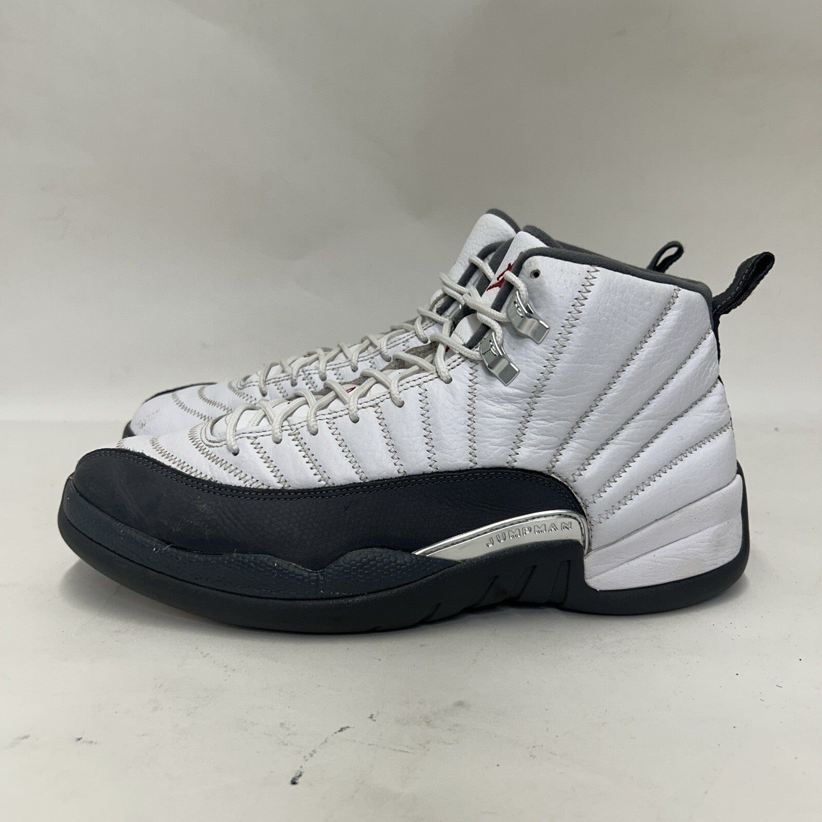 Nike Air Jordan 12 Retro OG “Stealth/Dark Grey White Red” 130690-160 Men’s 12