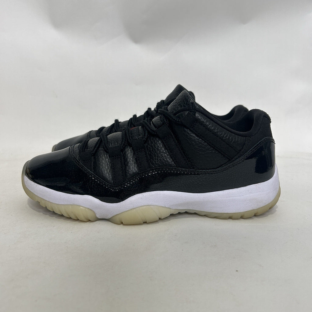 Nike Air Jordan 11 Retro Low “72-10/Black White” AV2187-001 Men’s 8 Worn