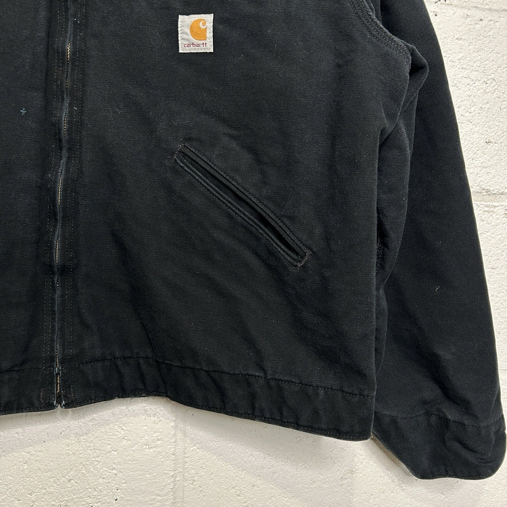 Y2K Carhartt Blanket-Lined Detroit Jacket “Black” Leupold Embroidery J001 BLK